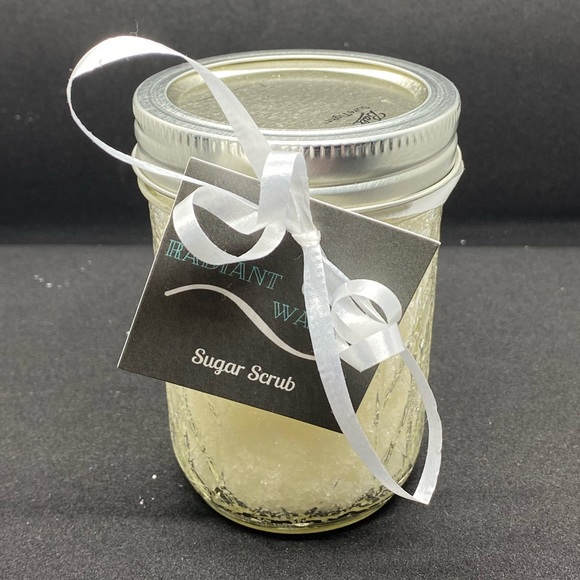 BESTSELLER 8oz acne relief handcrafted sugar scrub by Radiant Waves - Picture 2 of 5